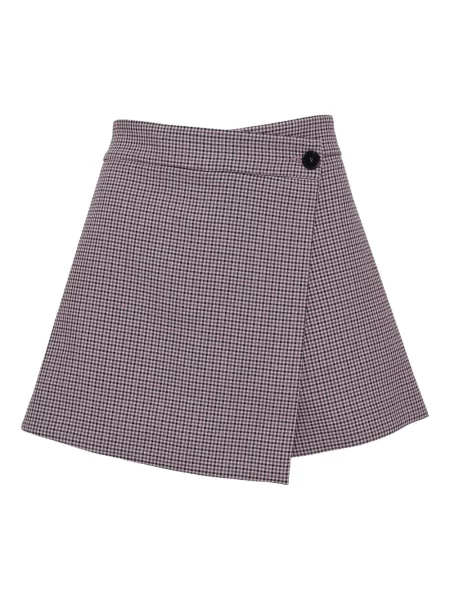 Szorty Msgm w kratkę różowe