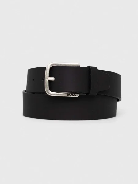 BOSS curea de piele negru