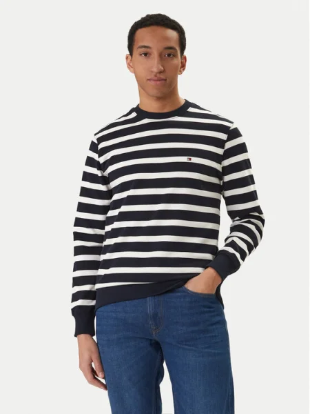 Geacă Tommy Hilfiger din material terry alb