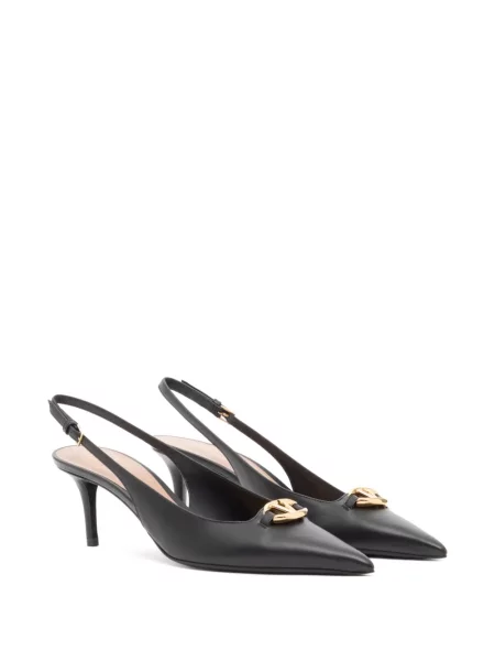 Pantofi cu toc Valentino Garavani slingback negru
