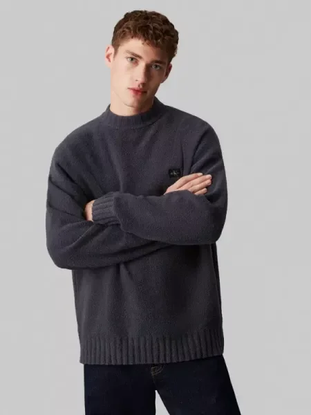 Calvin Klein Jeans Kötött pulóver kék