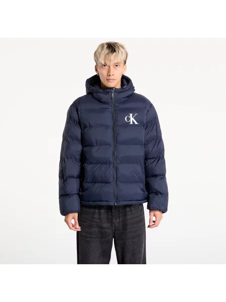 Jacheta Calvin Klein Jeans Ls Monogram Puff Jacket Blue L albastru