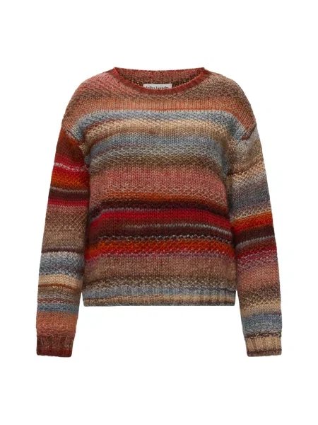 Lollys Laundry Pulover Fairhaven opal / portocaliu închis / ruginiu / roşu închis roșu