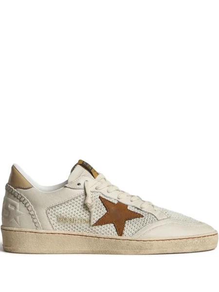 Sneakerși Golden Goose Ball Star din piele auriu