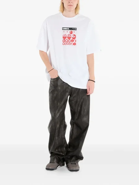 Tricou A Bathing Ape® cu imagine alb