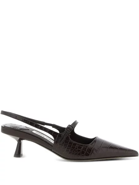 Nyitott sarkú körömcipő Jimmy Choo barna