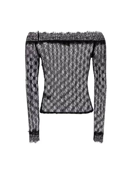 Top Isabel Marant w kwiatki czarny