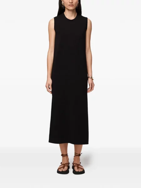 Rochie Another Tomorrow fără mâneci negru