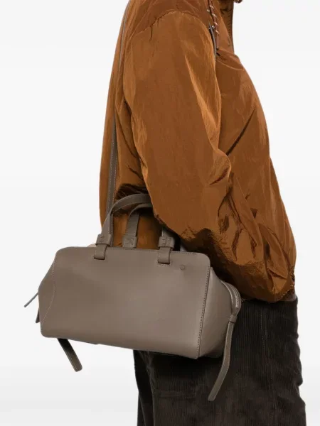 Geantă shopper Bonastre din piele gri
