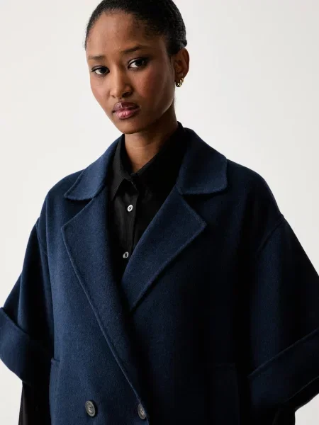 Шерстяной короткий тренч Weekend Max Mara