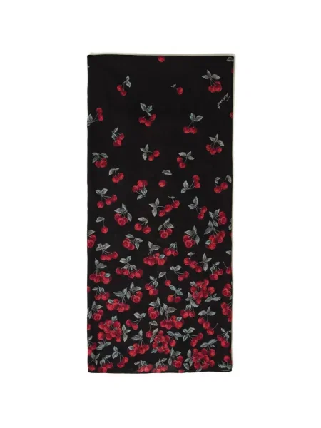 Šal Twinset s printom crna