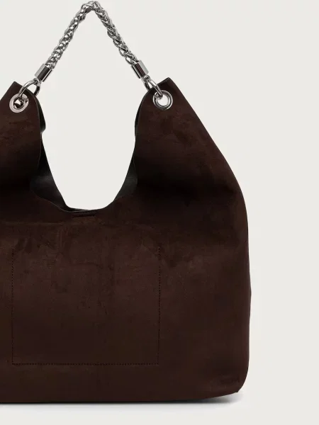 Műbőr shopper táska Dkny barna