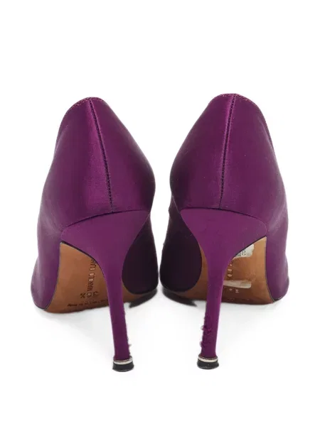 Pantofi cu toc Manolo Blahnik violet