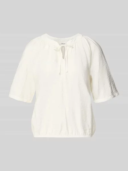 Bluzka o kroju relaxed fit z mieszanki S.oliver Red Label