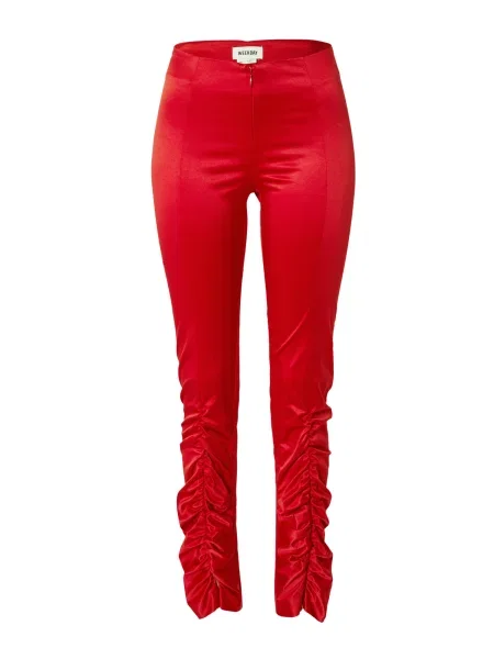 WEEKDAY Pantaloni roșu