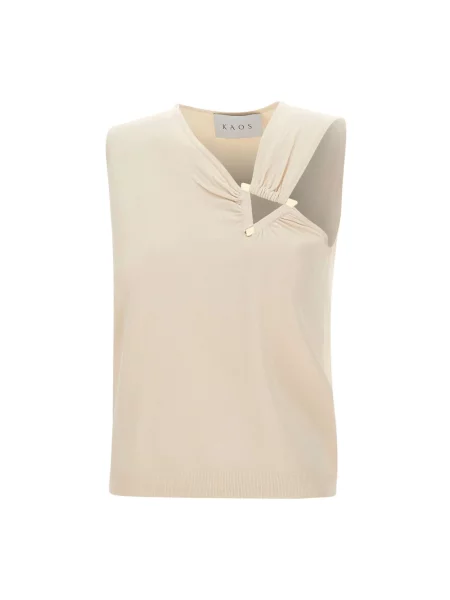 Top Kaos biały