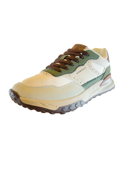 KOROSHI Nizke superge rjasto rjava / kivi off-bela bela