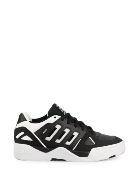 Τρέξιμο παντελόνι Adidas από διχτυωτό slip-on μαύρο