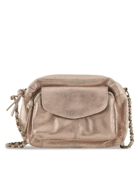 Geantă Pieces auriu