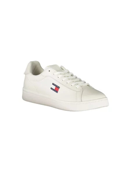 Sneakersy Tommy Hilfiger skórzane białe