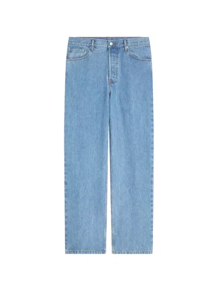 Blugi cu picior larg Dries Van Noten albastru