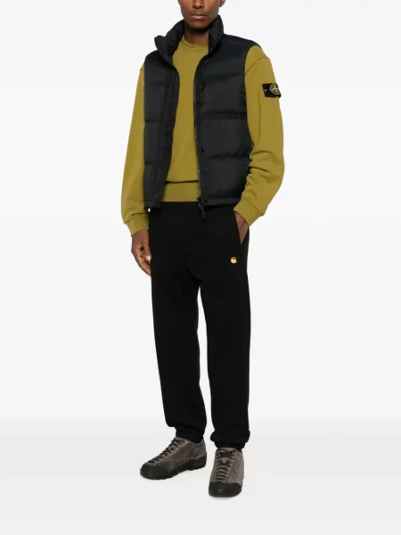 Hanorac Stone Island cu strasuri verde