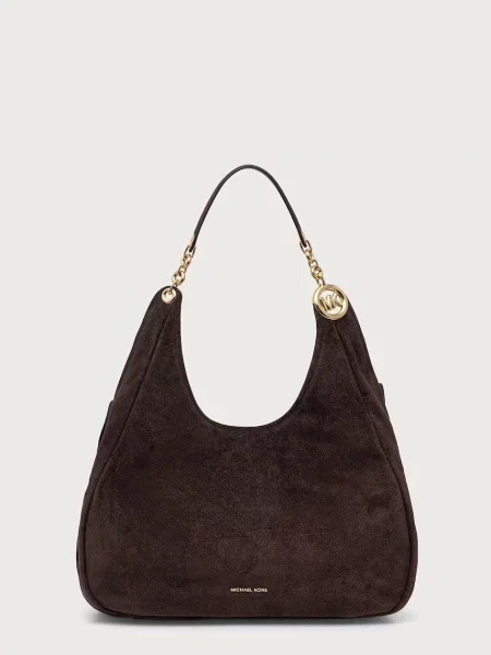MICHAEL Michael Kors geantă shopper pentru femei din piele întoarsă ELLIE maro
