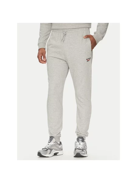 Reebok Spodnji del trenirke Regular Fit siva