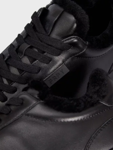 Кожаные кроссовки Prpy черные