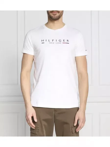 Tricou Tommy Hilfiger alb