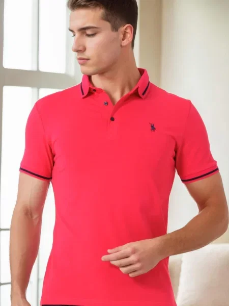 Polo majica Dewberry rdeča