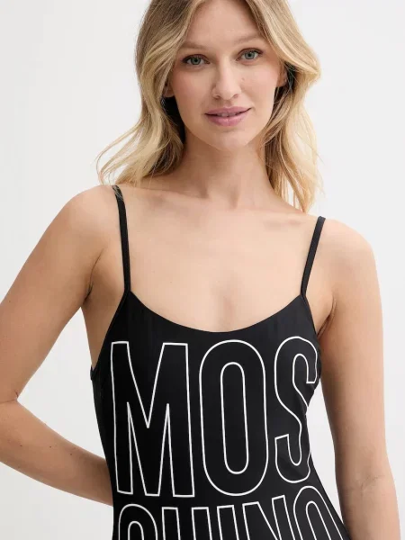 Jednodílné plavky Moschino Underwear černé