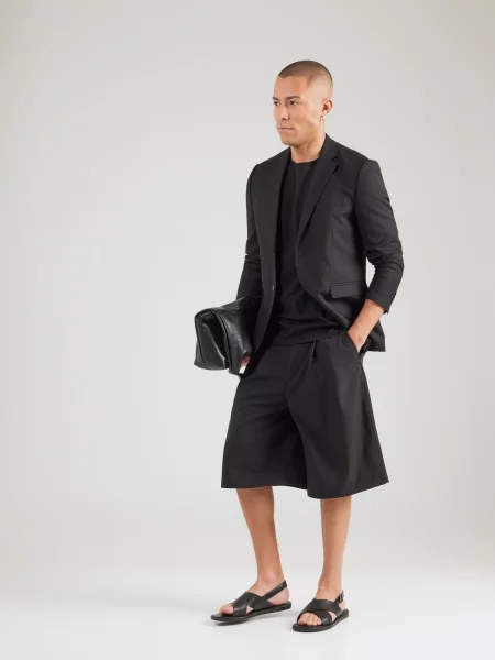 HUGO Tricou Derlyns roșu / negru alb