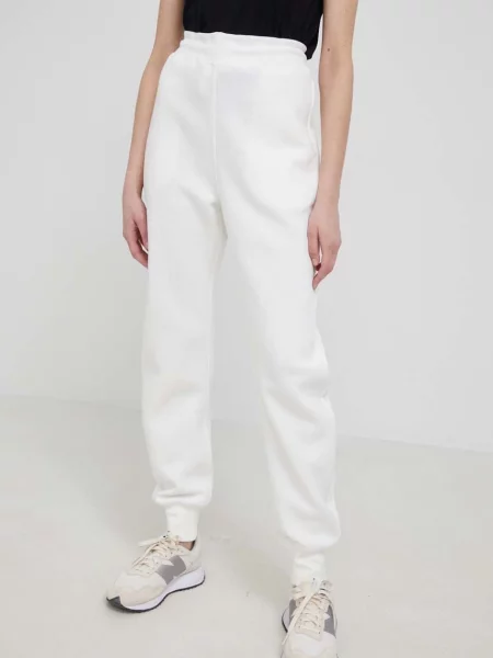 G-Star Raw pantaloni de trening neted alb