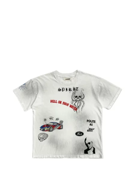 Tricou Alchemist cu imagine alb