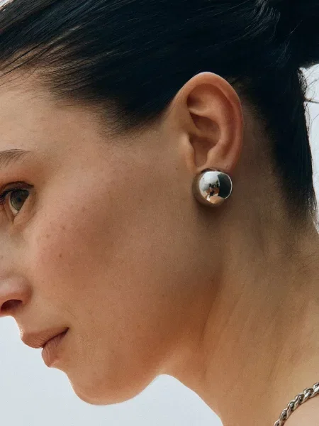 EDBLAD сережки з нержавіючої сталі без каменю Bead