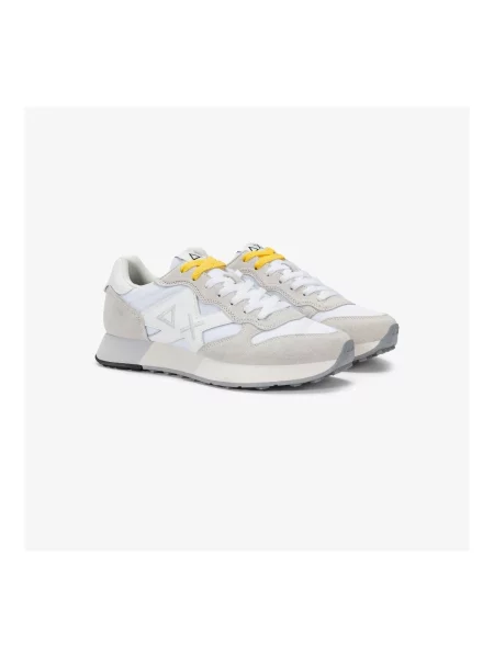 Pantofi Sun68 alb