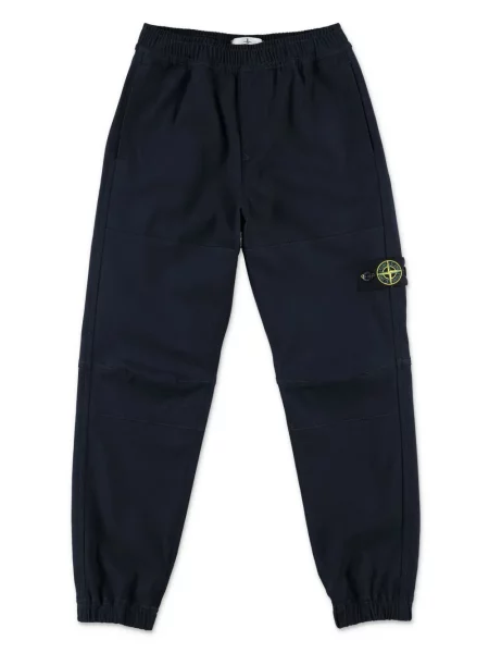 Spodnie dziecięce Stone Island niebieskie