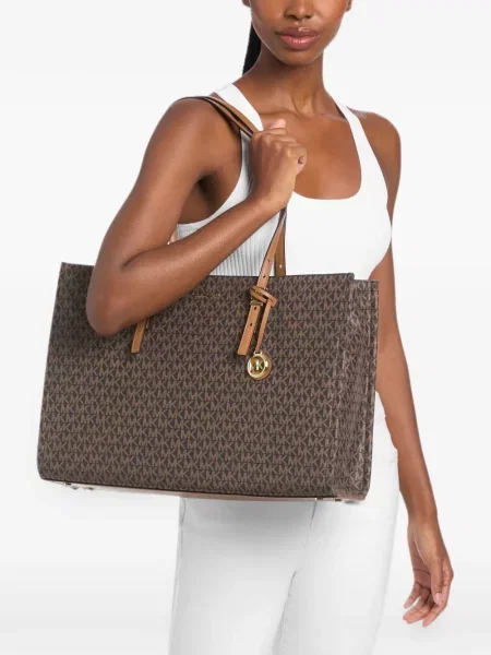 Geantă shopper Michael Kors maro