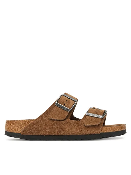 Birkenstock papucs velúrból Arizona barna