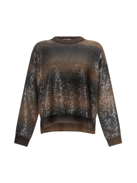Sweter Liu Jo wełniany brązowy