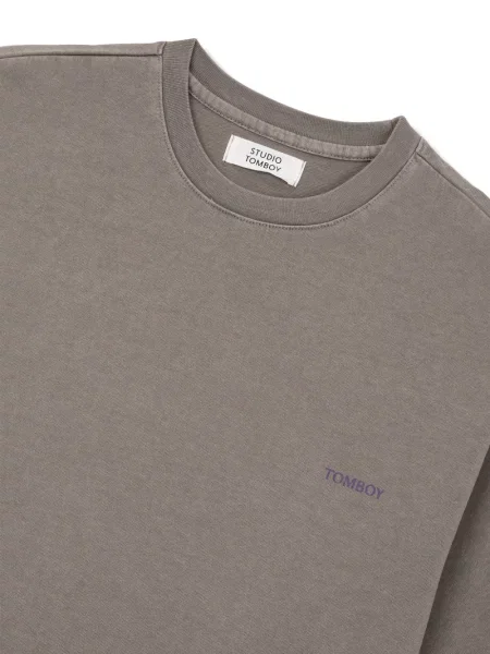 Tricou Tomboy cu imagine gri
