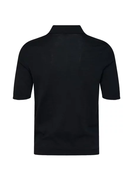 Πλεκτό μικρός polo Jil Sander μαύρο