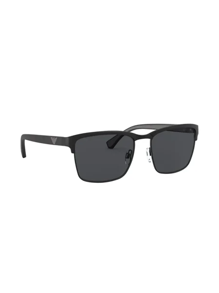 Ochelari de soare pătrați Emporio Armani negru