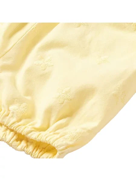 Pantaloni copii Name It galben