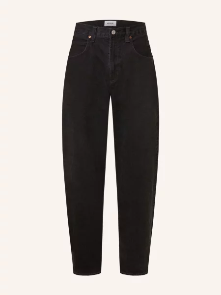 Agolde Dżinsy Fusion Baggy Taper Fit schwarz