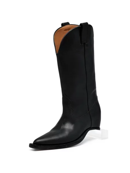 Botine Maison Margiela din piele negru
