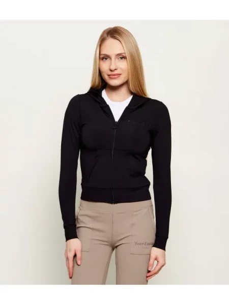 Juicy Couture Hanorac ENNIS | Cropped Fit negru