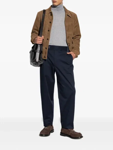 Pantaloni Dolce & Gabbana plisate albastru