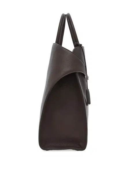 Shopperka Ferragamo brązowa